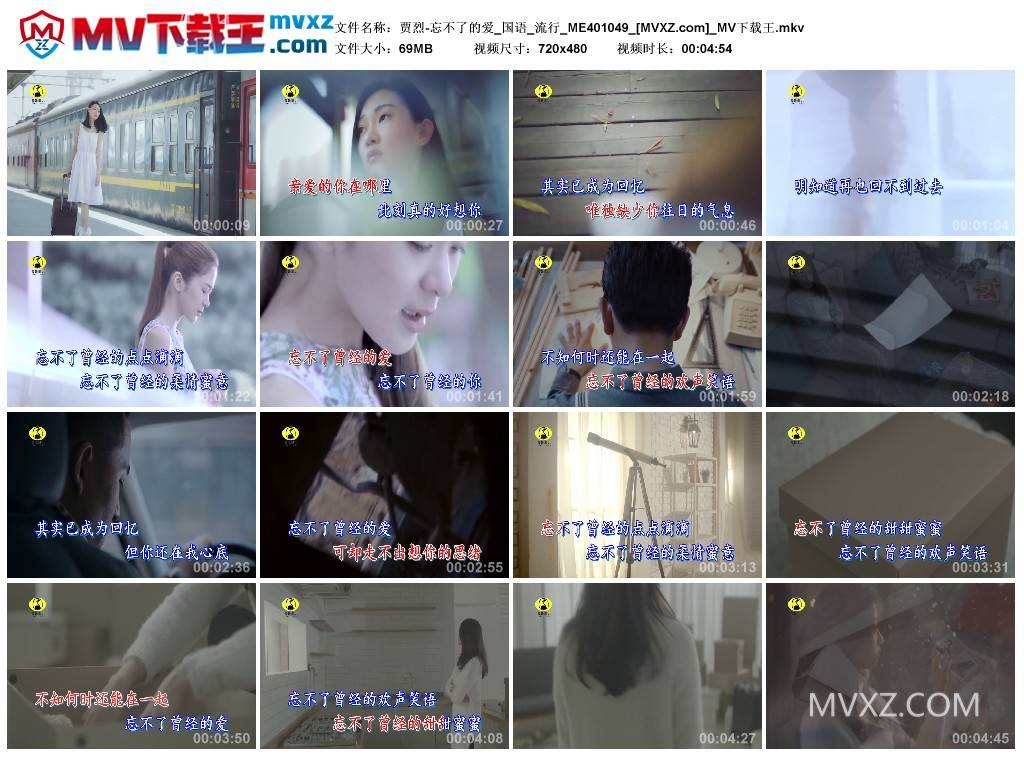 贾烈-忘不了的爱_国语_流行_ME401049